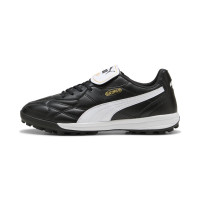PUMA King Top Turf Football Boots (TF) Black White Gold