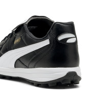 PUMA King Top Turf Football Boots (TF) Black White Gold