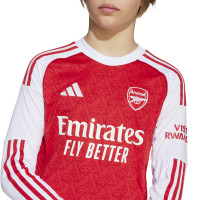 adidas Arsenal Long Sleeve Home Kit 2025-2026 Kids