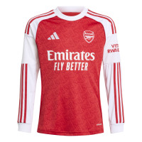 adidas Arsenal Long Sleeve Home Kit 2025-2026 Kids