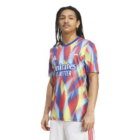adidas Arsenal Pre-Match Training Shirt 2025-2026 Blue Red Yellow