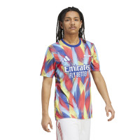 adidas Arsenal Pre-Match Trainingsshirt 2025-2026 Blauw Rood Geel