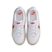 Nike Gato Zaalvoetbalschoenen (IN) Kids Wit Rood Bruin