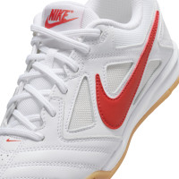Nike Gato Zaalvoetbalschoenen (IN) Kids Wit Rood Bruin