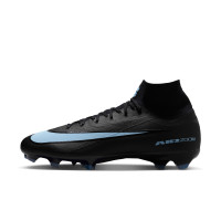 Nike Zoom Mercurial Superfly 10 Pro Gras Football Boots (FG) Black Light Blue