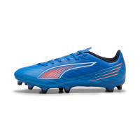 PUMA Ultra 6 Play Grass/Artificial Grass Football Boots (MG) Blue White Bright Red