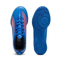PUMA Ultra 6 Play Zaalvoetbalschoenen (IN) Kids Blauw Wit Felrood