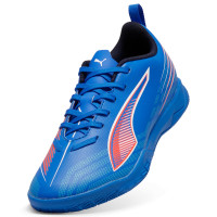 PUMA Ultra 6 Play Zaalvoetbalschoenen (IN) Kids Blauw Wit Felrood