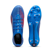 PUMA Ultra 6 Ultimate Gras Voetbalschoenen (FG) Blauw Wit Felrood