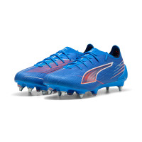 PUMA Ultra 6 Ultimate Crampons Vissés Chaussures de Foot (SG) Bleu Blanc Rouge Vif