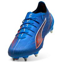 PUMA Ultra 6 Ultimate IJzeren-Nop Voetbalschoenen (SG) Blauw Wit Felrood