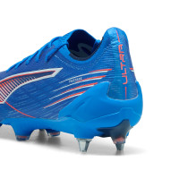 PUMA Ultra 6 Ultimate IJzeren-Nop Voetbalschoenen (SG) Blauw Wit Felrood