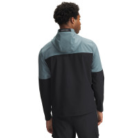 Under Armour Tech Utility Woven Jack Zwart Lichtblauw