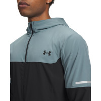 Under Armour Tech Utility Woven Jack Zwart Lichtblauw