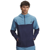 Under Armour Tech Utility Woven Trainingspak Full-Zip Donkerblauw Lichtblauw