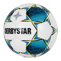 Derbystar Classic Light II Football 4 x 3 Panels Size 5 White Blue Yellow