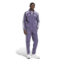 adidas Manchester United Urban Purist Full-Zip Tracksuit 2025-2026 Purple White