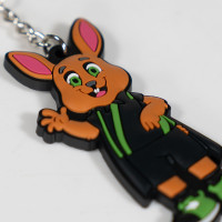Cercle Brugge Sleutelhanger Mascotte Rubber