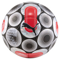 PUMA AC Milan Culture+ Voetbal Maat 5 Zwart Zilver Rood