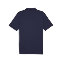 PUMA teamGOAL Polo Donkerblauw Wit