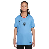 Nike Netherlands Orange Lionesses Away Shirt 2025-2027 Kids + WEURO 2025 Badges