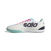 adidas Top Sala Competition II Zaalvoetbalschoenen (IN) Wit Zwart Turquoise Roze