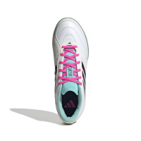 adidas Top Sala Competition II Zaalvoetbalschoenen (IN) Wit Zwart Turquoise Roze