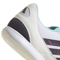 adidas Top Sala Competition II Zaalvoetbalschoenen (IN) Wit Zwart Turquoise Roze