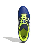 adidas Super Sala III Zaalvoetbalschoenen (IN) Blauw Donkerblauw Wit Neongeel