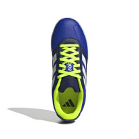 adidas Super Sala III Zaalvoetbalschoenen (IN) Kids Blauw Donkerblauw Wit Neongeel
