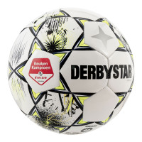 Derbystar Keuken Kampioen Divisie Replica Football Size 5 2025-2026 White Black Yellow