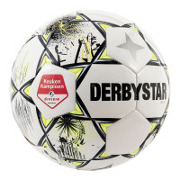 Derbystar Keuken Kampioen Divisie Replica Football Size 5 2025-2026 White Black Yellow