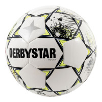 Derbystar Keuken Kampioen Divisie Replica Football Size 5 2025-2026 White Black Yellow