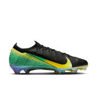 Nike Zoom Mercurial Vapor 16 Vinicius Junior Elite Grass Football Boots (FG) Black Yellow Pink Green