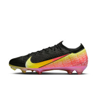 Nike Zoom Mercurial Vapor 16 Vinicius Junior Elite Grass Football Boots (FG) Black Yellow Pink Green