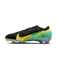 Nike Zoom Mercurial Vapor 16 Vinicius Junior Elite Grass Football Boots (FG) Black Yellow Pink Green