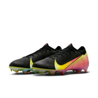 Nike Zoom Mercurial Vapor 16 Vinicius Junior Elite Grass Football Boots (FG) Black Yellow Pink Green