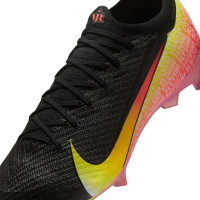 Nike Zoom Mercurial Vapor 16 Vinicius Junior Elite Grass Football Boots (FG) Black Yellow Pink Green