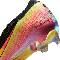 Nike Zoom Mercurial Vapor 16 Vinicius Junior Elite Grass Football Boots (FG) Black Yellow Pink Green
