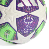 adidas Women's UEFA Champions League Pro Voetbal Maat 5 2025-2026 Paars Groen Wit