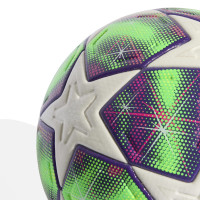 adidas Women's UEFA Champions League Pro Voetbal Maat 5 2025-2026 Paars Groen Wit