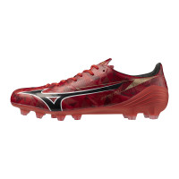 Mizuno Alpha II Elite Gras Football Boots (FG) Red Black Silver