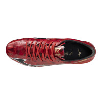 Mizuno Alpha II Elite Gras Football Boots (FG) Red Black Silver