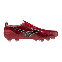 Mizuno Alpha II Pro Gras Football Boots (FG) Red Black Silver