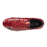 Mizuno Alpha II Pro Gras Football Boots (FG) Red Black Silver