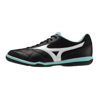 Mizuno Morelia Sala Club Zaalvoetbalschoenen (IN) Zwart Wit Turquoise