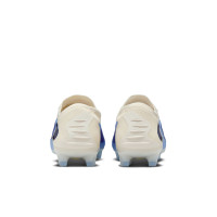 Nike Phantom 6 Low Elite Gras Voetbalschoenen (FG) Wit Blauw Geel