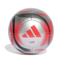 adidas Messi Club Voetbal Maat 5 Zilver Zwart Rood