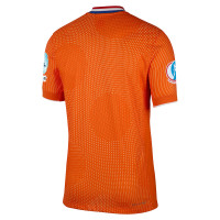 Nike Netherlands Authentic Orange Lionesses Home Shirt 2025-2027 Men + EK 2025 Badges