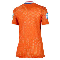 Nike Netherlands Orange Lionesses Home Shirt 2025-2027 Women + WEURO 2025 Badges